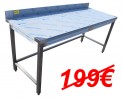TABLE ADOSSÉE L 1800 P 700 H 850